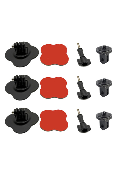 Choice Universal 3 PCS Kit Universal Flexible Helmet Mount for GoPro 13 12 11...