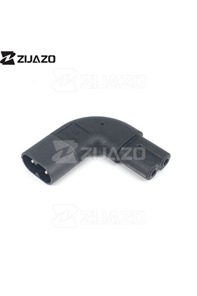 choice2 محول طاقة تيار متردد بزاوية قائمة، أسود اللون، من زيجازو، قطعة واحدة،...