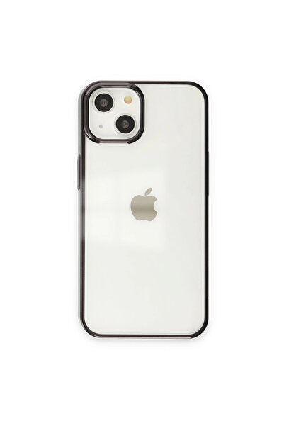 xirshop حافظة آيفون 14 بلس من السيليكون - اللون الأسود