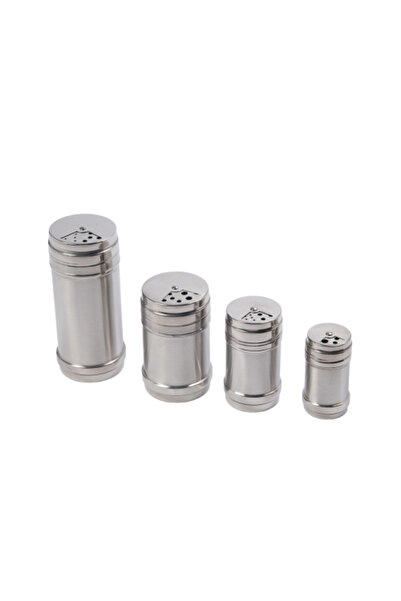 Generic Multiple Sizes Stainless Steel Salt Shaker