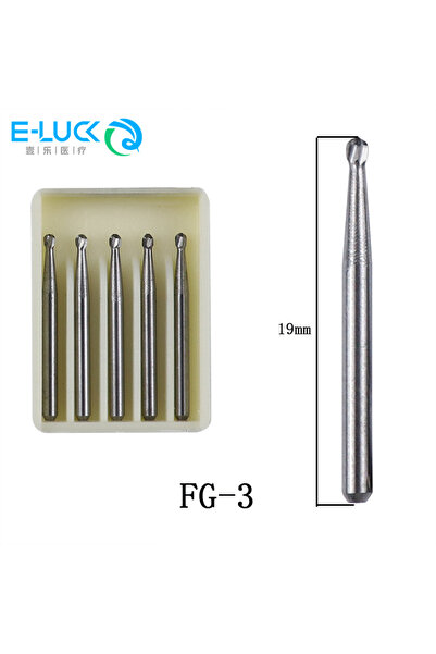 Choice FG-3 5pcs Dental Tungsten Carbide Burs Surgical Carbide Cutters Drills...