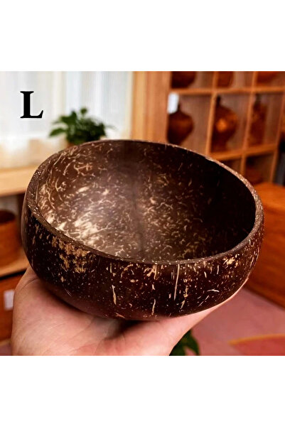 choice2 Large(500-550ml) 1/3pcs Handcrafted Natural Conut Wood Bowl Set - Non...