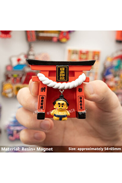 Choice4 توري - مغناطيس ثلاجة تذكاري من رحلة إلى اليابان، مستوحى من رياضة السو...