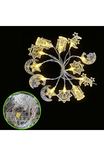 Choice 1.5m 1.5M Moon Star Castle String Light EID Mubarak Ramadan Decoration...