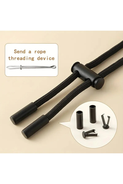 Choice1 طقم حزام خصر مطاطي قوي بطول 2 متر مع رباط، مزود بأداة ربط وقفل سلك.