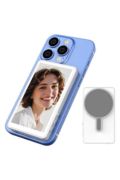 Choice1 شاشة عرض مغناطيسية بيضاء للهاتف المحمول، مزودة بمؤقت ذاتي، تستخدم الك...