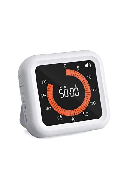 Choice1 مؤقت دوار جديد أبيض، ذكي، صامت، مرئي، تناظري، للأطفال والكبار، مع عدا...