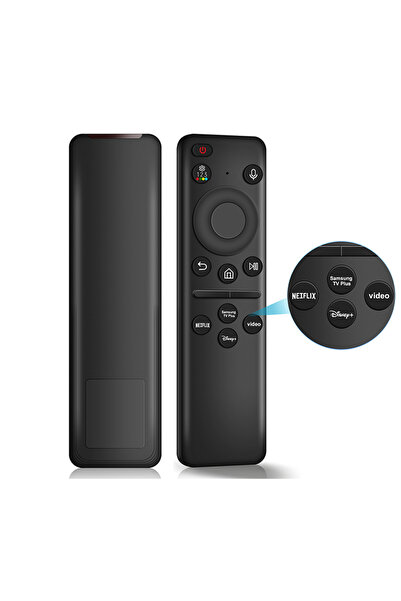 Choice جهاز تحكم عن بعد صوتي أسود متوافق مع أجهزة التلفزيون الذكية Crystal UH...