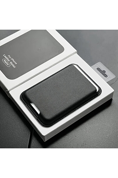 Choice3 حامل بطاقات مغناطيسي فاخر من الجلد الصناعي الأسود لهواتف آيفون 17 و16...