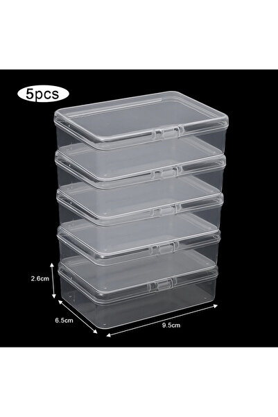 Choice1 5 قطع، 3/5/10 قطع، علب بلاستيكية شفافة، حاوية تخزين أوراق اللعب، علبة...