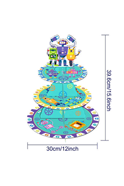Choice9 DT063 Robot Party Disposable Tableware Set Cartoon Robots Kids Birthd...