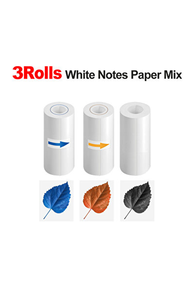 Choice 3 لفات - ألوان متنوعة للأطفال - طباعة فورية - طابعة صور حراري - لفائف ...