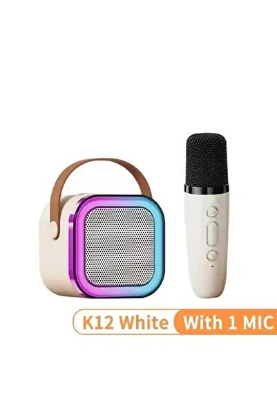 choice2 Beige with 1Mic Karaoke Wireless Portable Bluetooth Speaker With Micr...