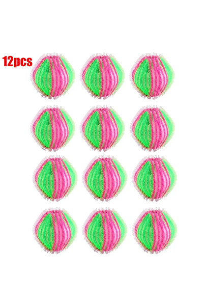 Choice1 12 قطعة (1/18 قطعة) كرة غسيل لإزالة الشعر، محمولة، لجمع وبر الحيوانات...
