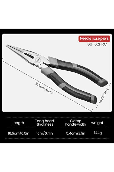 Choice1 2036 AIRAJ 6/8inchMultifunctional Diagonal Pliers Needle Nose Pliers ...