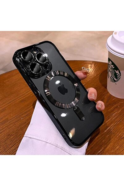 Choice6 جراب حماية كامل للعدسة من مادة TPU الناعمة باللون الأسود لهاتف iPhone...