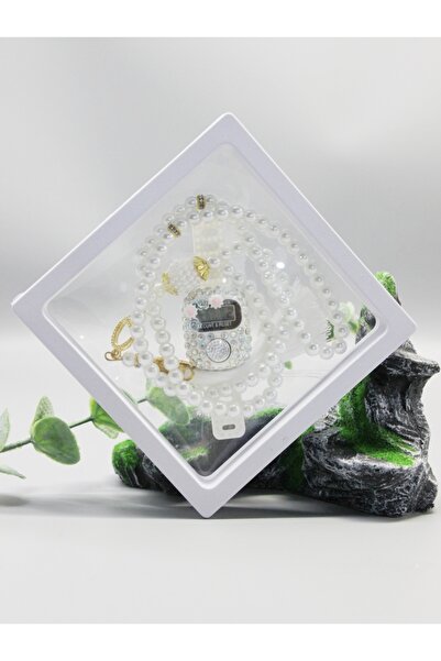 Choice3 WHITE 7 Colors Islamic Prayer Counter + 99 Beads Crystal Tasbih Set |...