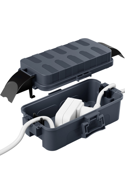 Choice9 21.5x12x6.5cm Grey Small Outdoor Electrical Box, Available in 10 Colo...