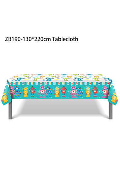 Choice6 ZB190 Robot Party Disposable Tableware Set Cartoon Robots Birthday Fa...