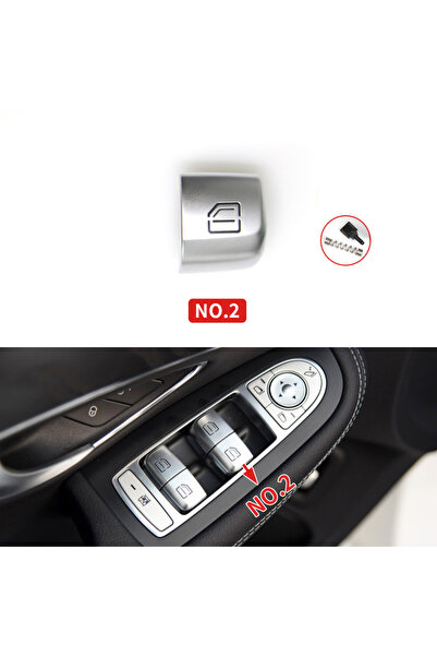 Choice3 رقم 2 W205 W253 W213 W293 W222 غطاء زر مفتاح نافذة باب الراكب الرئيسي...