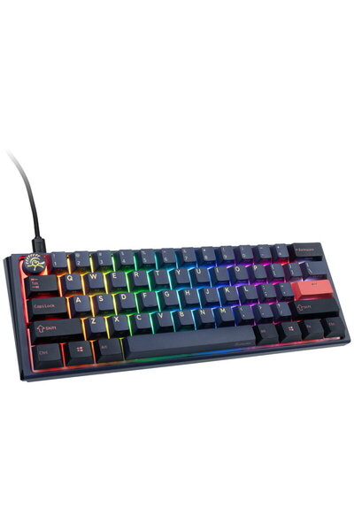 Ducky One 3 Cosmic Blue Mini Gaming RGB LED - MX-Speed-Silver (US)
