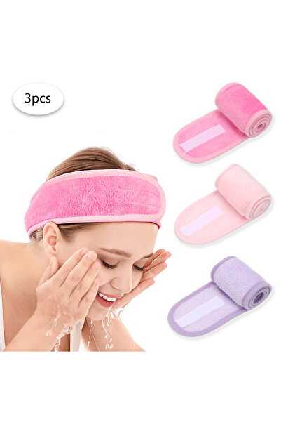 Choice3 عصابة رأس قابلة للتعديل للنساء، مناسبة للسبا، عصابة شعر عريضة، مناسبة...