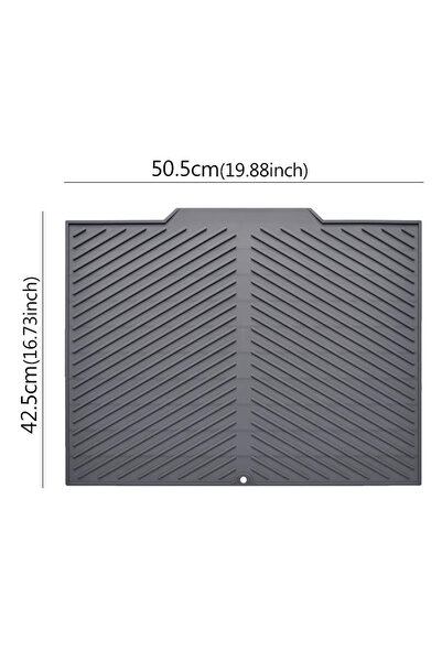 choice2 1PCS L S/M/LSilicone Draining Board Mat Drying Pad Folding Heat Machi...