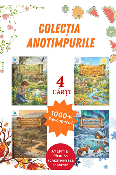 minibooks Set of 4 Interactive Books The Seasons | 1000+ Discoveries | 4 Leve...