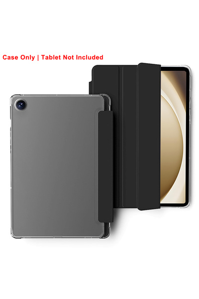 Choice10 جراب كريستالي شفاف أسود لجهاز Tab A11 Plus 11 2025 TM-YKL مع فتحة لل...