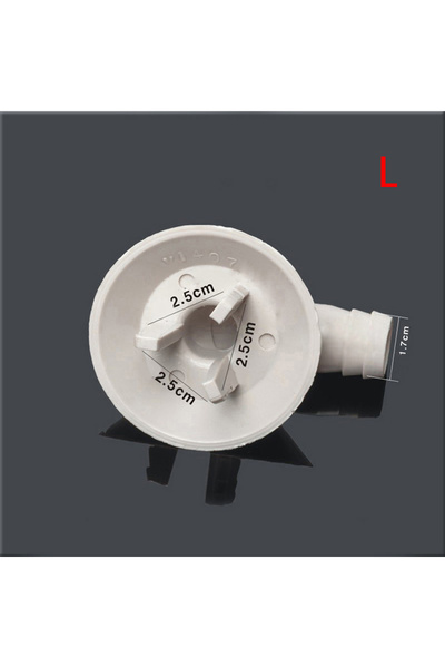 choice2 L Air Conditioner Ac External Unit Drain Hose Connector Elbow Fitting...