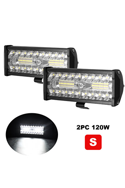 choice2 شريطان من مصابيح LED بقوة 120 واط و12 فولت، مناسبان للطرق الوعرة، يوف...