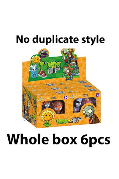 choice2 علبة كاملة تحتوي على 6 قطع من مجسمات لعبة Plants vs. Zombies 2: سناب ...