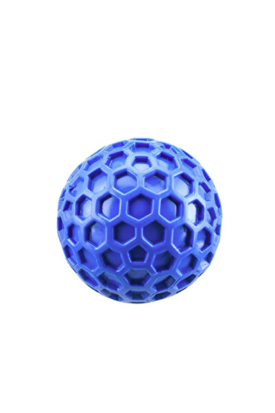 Choice6 كرة مضغ تفاعلية زرقاء غير قابلة للتلف، مقاس 5.5 سم، مناسبة للكلاب الص...