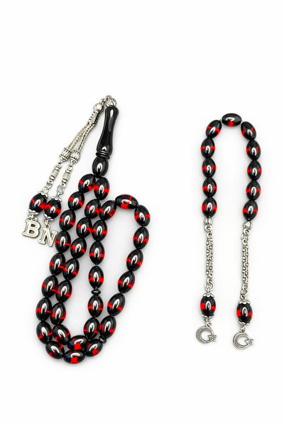 ASLANS TİCARET SÜRMELİ KEHRİBAR TESBİH VE ZAZA SETİ