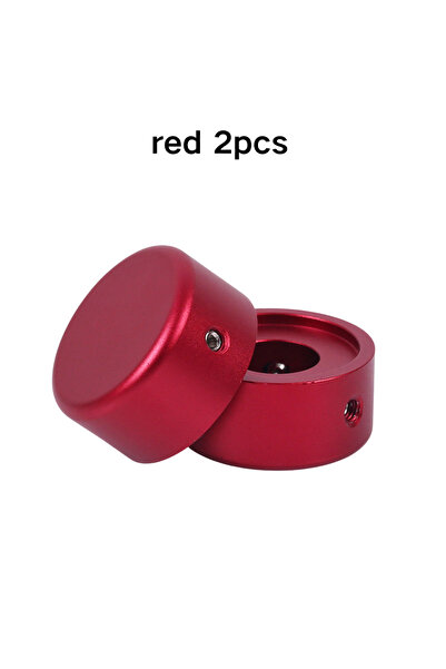 Choice13 Red 2pcs 1 Pack Effector Guitar Pedal Caps Footswitch Topper Pedal E...