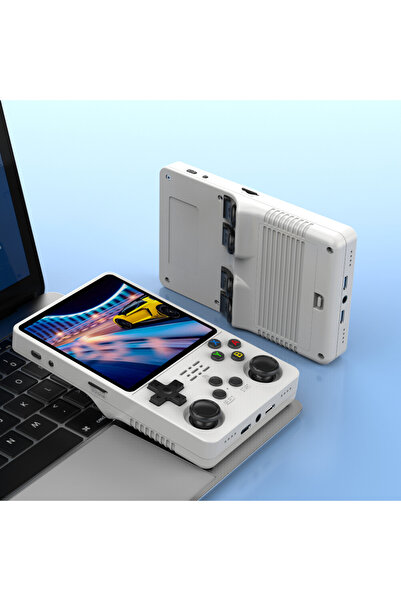 Choice5 جهاز ألعاب محمول كلاسيكي من بوي هوم، طراز R36S PLUS، أبيض اللون، بسعة...