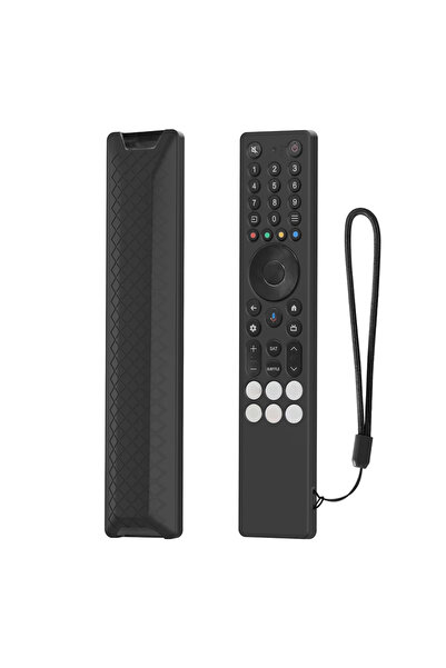 Choice4 غطاء حماية أسود من السيليكون لجهاز التحكم عن بعد للتلفزيون الذكي TCL ...