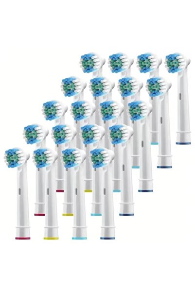 choice2 ٢٠ قطعة من رؤوس فرشاة الأسنان الكهربائية البديلة (٤/١٢/١٦/٢٠ قطعة) مت...