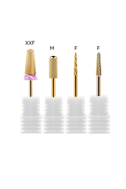 Choice13 مجموعة من 4 قطع، 5 في 1 رؤوس مثقاب أظافر من كربيد التنجستن، قاطع طحن...