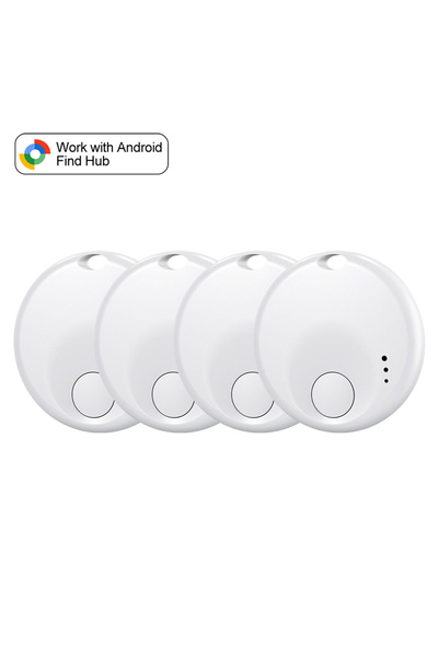 Choice4 أسود - 4 قطع من أجهزة تتبع جوجل Find My GPS، أجهزة تتبع النشاط الذكية...