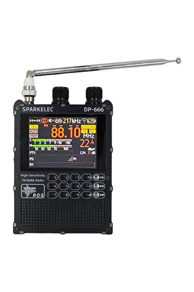 Choice1 راديو أسود جديد DP-666 TEF6686 عالي الحساسية بنطاق كامل FM AM LW MW S...