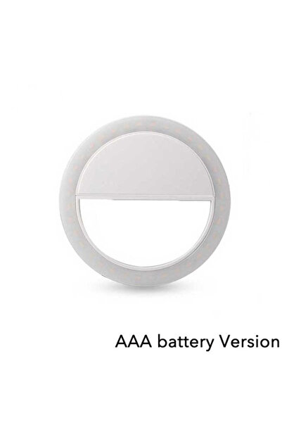 Choice مصباح LED أبيض قابل للشحن عبر منفذ USB، مصباح سيلفي حلقي LED، مصباح LE...