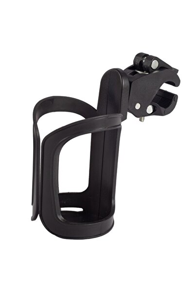 Choice3 حامل أكواب لعربة الأطفال 2 في 1 باللون الأسود، حامل هاتف متعدد الوظائ...