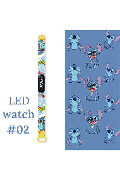 Choice21 ساعة ستيتش وايت 02 للأطفال، ساعة ستيتش عصرية، ساعة رياضية مقاومة للم...