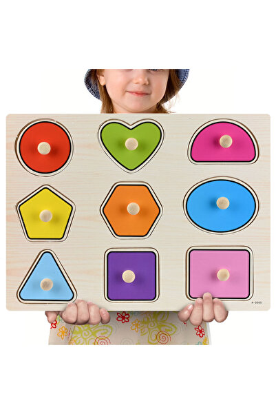 Choice19 ألعاب مونتيسوري الخشبية A3005، لوحات إمساك يدوية، ألعاب تانجرام، أحج...