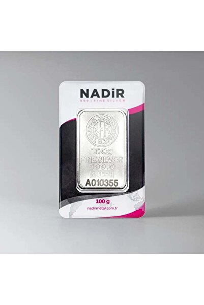 Nadir Gold Nadir 100 Gram Külçe Gümüş