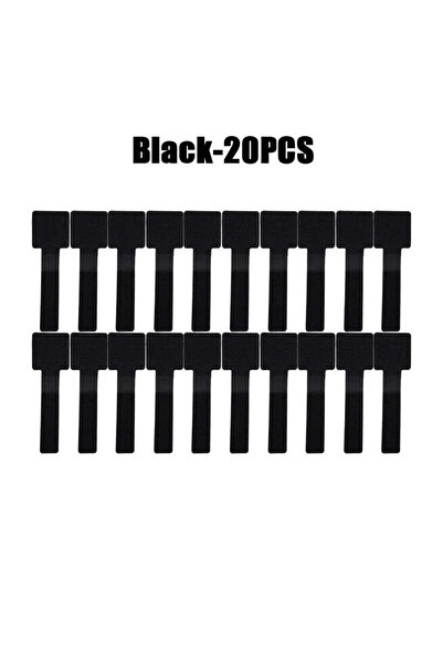 Choice9 Black-20PCS Reusable Cable Ties Fastening Wire Organizer Cord Rope Ho...