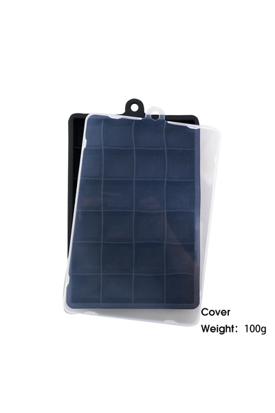 Choice9 J Cover Black With Lid /No Lid 24-hole Silicone Ice Tray Square Box A...