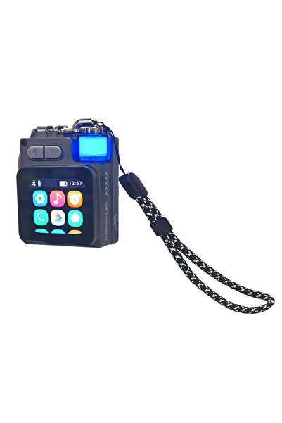 Choice مكبر صوت بلوتوث GAMINJA أسود اللون، مزود بشاشة عرض LED، مكبر صوت معدني...