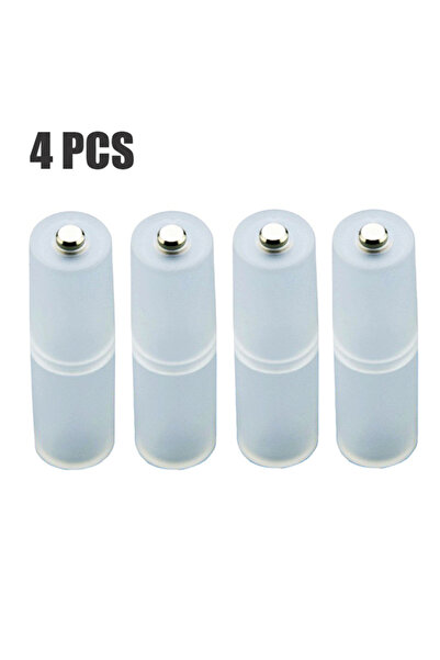 Choice1 4 قطع محولات بطاريات من مقاس AAA R03 إلى AA LR6، متينة وعالية الجودة